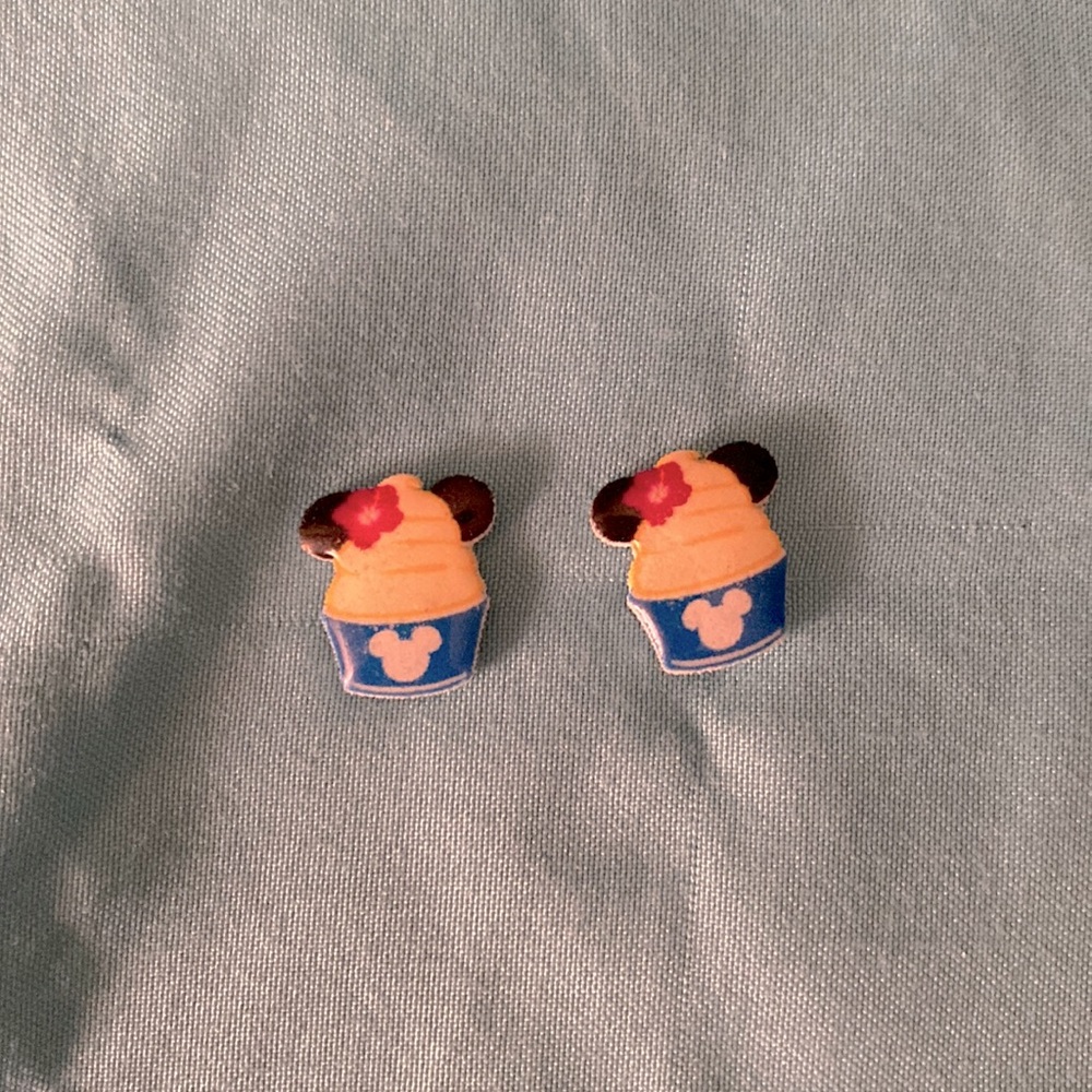 Disney Dole whip earrings